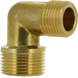 Brass elbow G1/2" M - G3/4" M