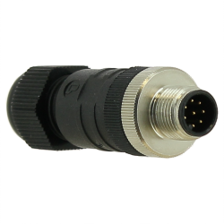 8-pin M12 male connector